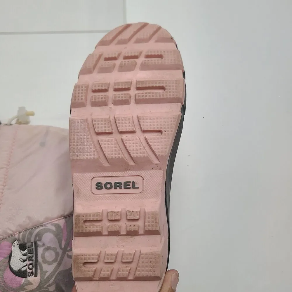 Sorel Pink/ Grey CUB NY 1799-636 Winter Snow Boots Waterproof  Sz 6